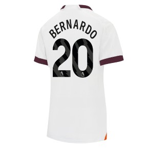 Manchester City Bernardo Silva #20 Koszulka Wyjazdowych Kobiety 2023-24 Krótki Rękaw